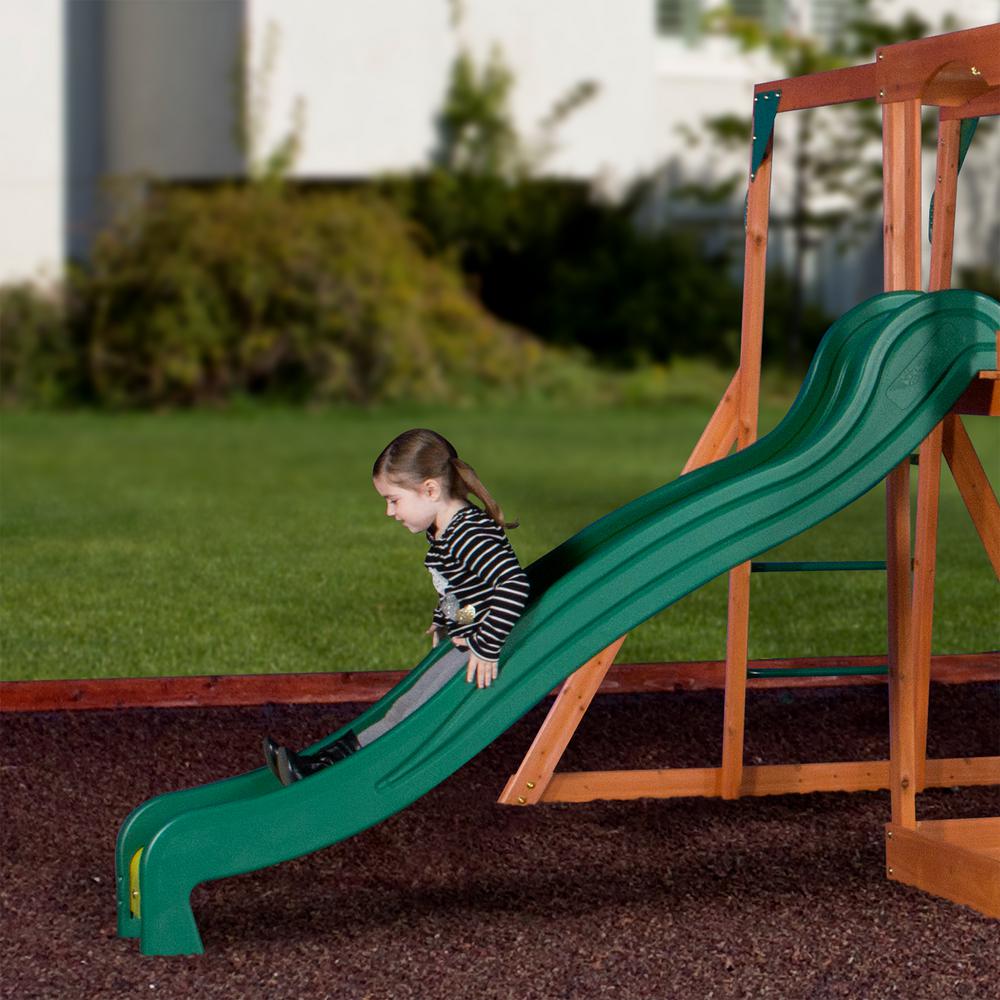 monticello wooden swing set