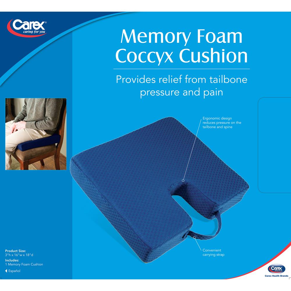 Carex Health Brands Coccyx Support 