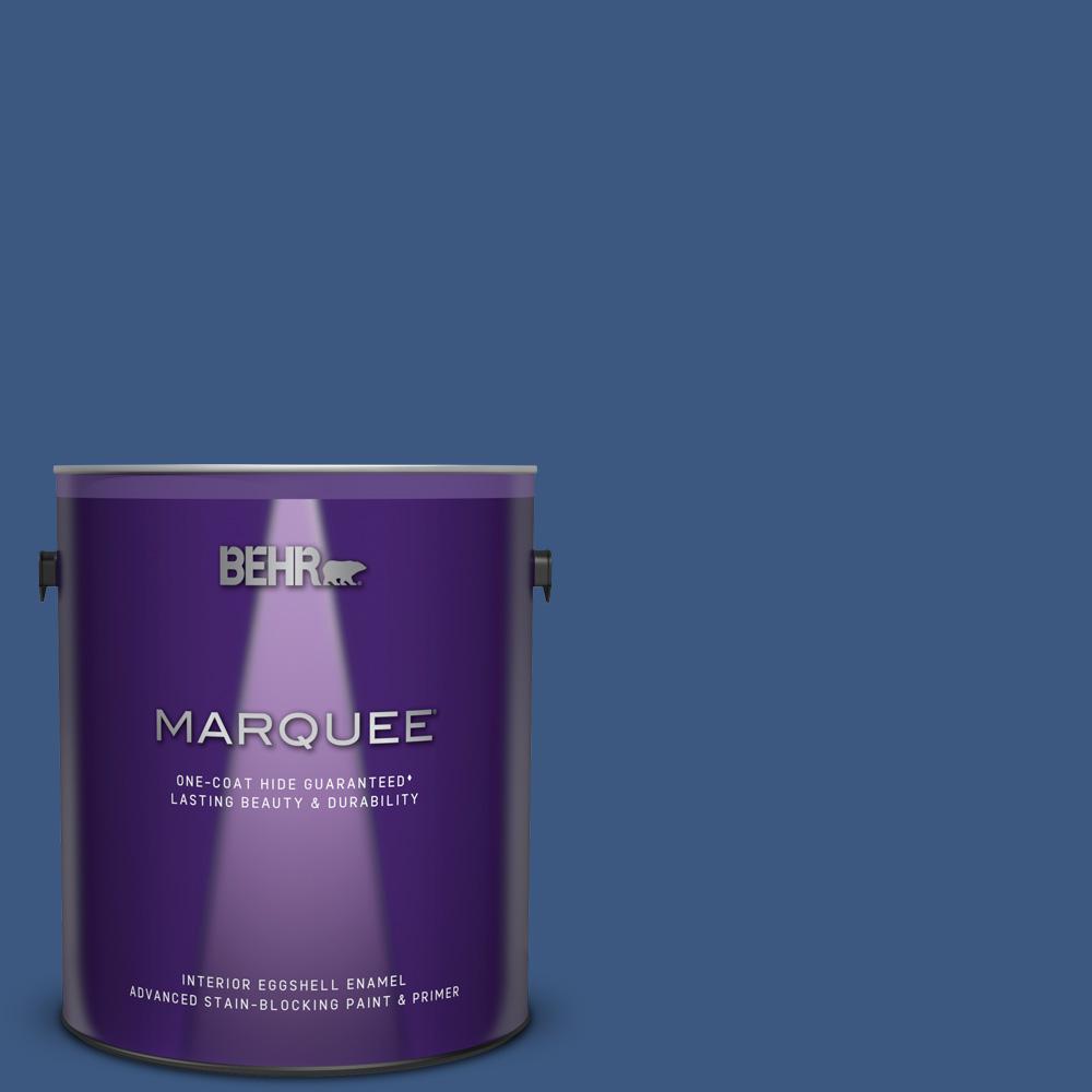 Behr Marquee 1 Gal M520 7 Admiral Blue One Coat Hide Eggshell M520 7 Admiral Blue One Coat Hide Eggshell