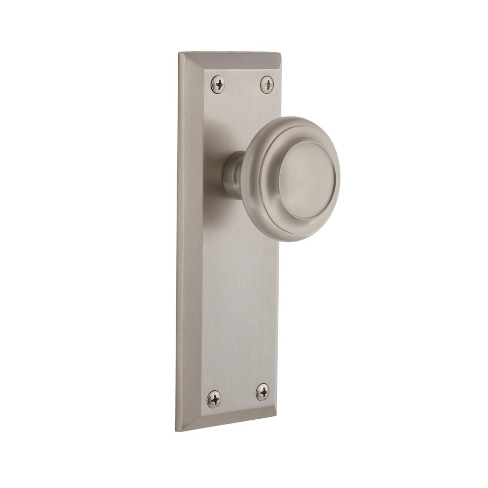Grandeur Fifth Avenue Plate Double Dummy With Circulaire Door Knob