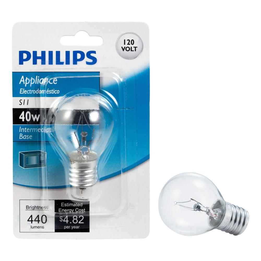 molen Darmen rem Philips 40W Clear Intermediate S11 Incandescent Appliance Light Bulb |  Hammond Hardware