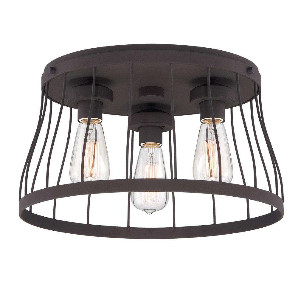 Warehouse Of Tiffany Claire 3 Light Bronze Flush Mount Warehouse Of Tiffany Claire 3 Light Bronze Flush Mount
