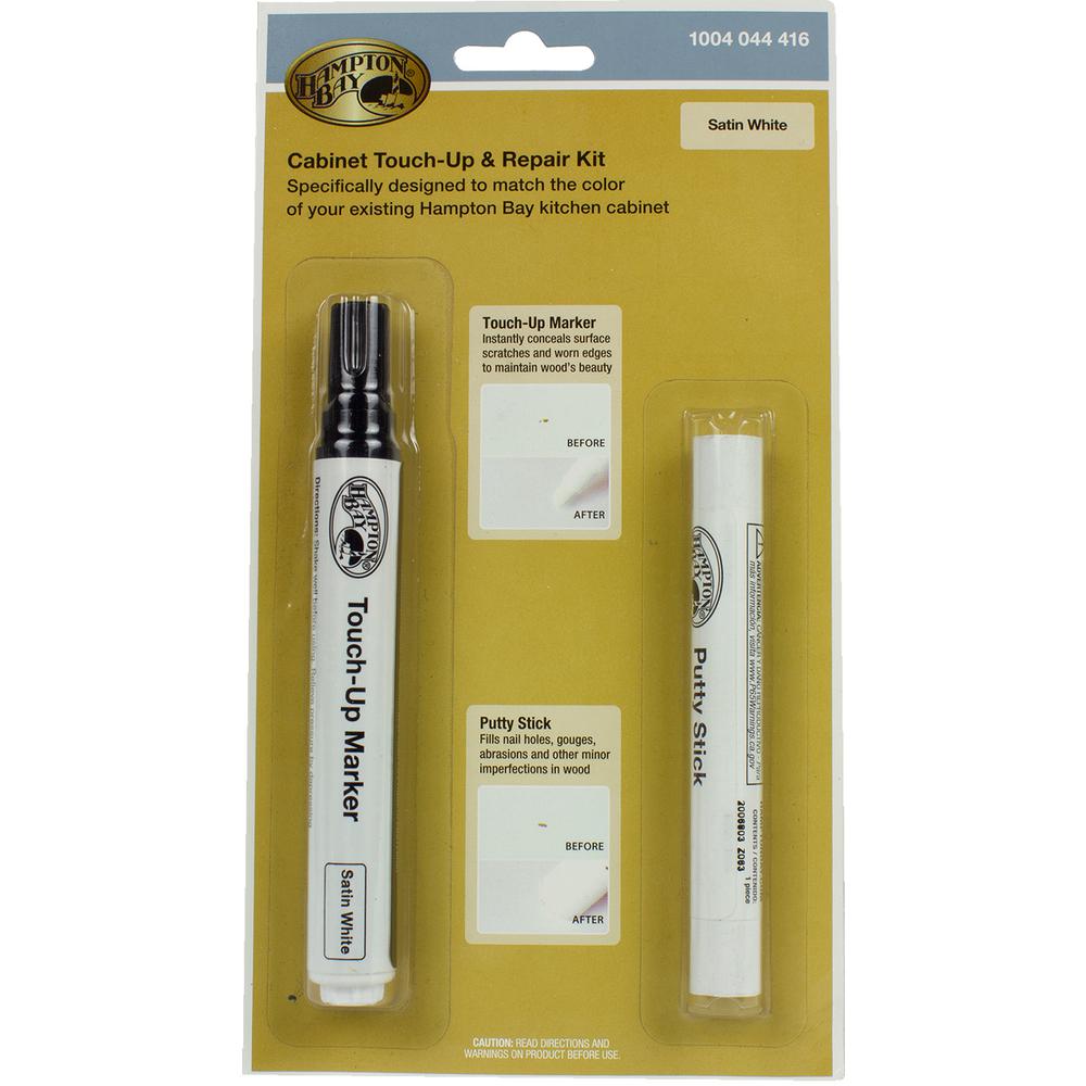 Hampton Bay Touch Up Kit In Satin White M827 2004 The Home Depot