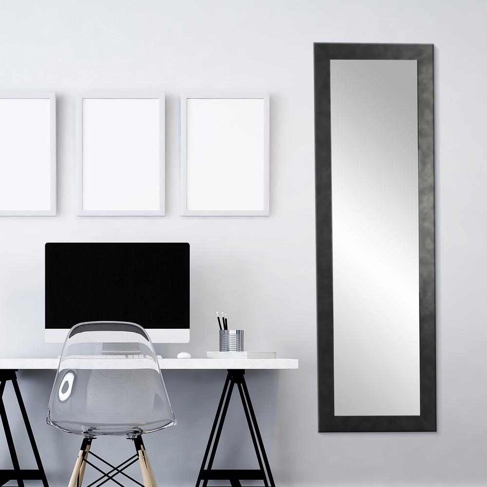 Brandtworks Clouded Metal Full Length Wall Mirror Bm25thin Full Length Wall Mirror