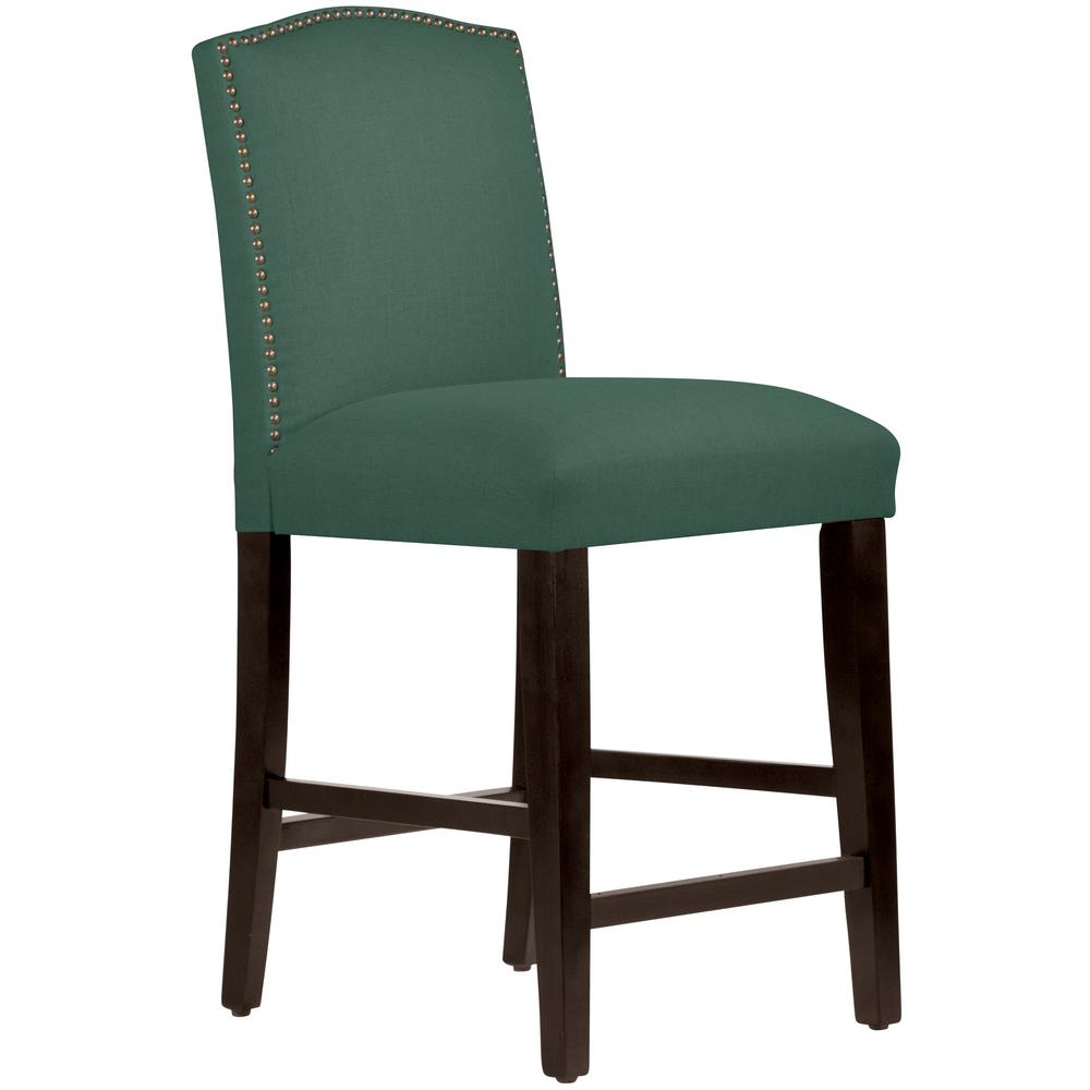 Skyline Furniture Linen Conifer Green Nail On Camel Back Counter Skyline Furniture Linen Conifer Green Nail On Camel Back Counter Stool 64 7nb Brlnncnf The Home Depot