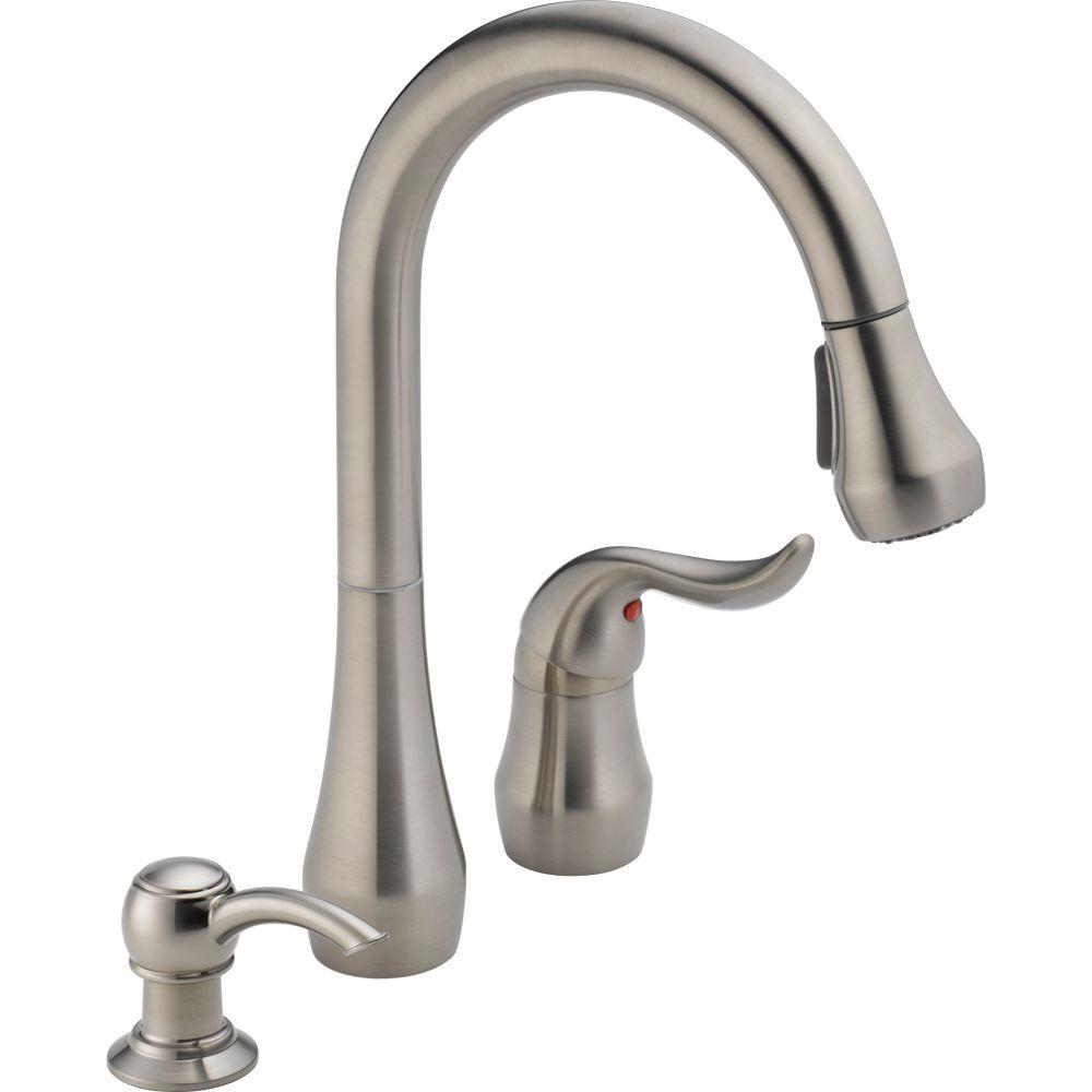 Peerless Apex Single Handle Pull Down Sprayer Kitchen Faucet With