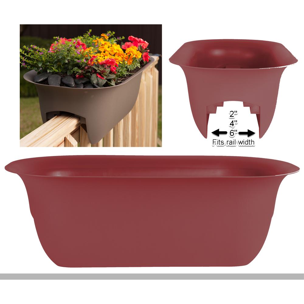 Red Pots & Planters Garden Center The Home Depot