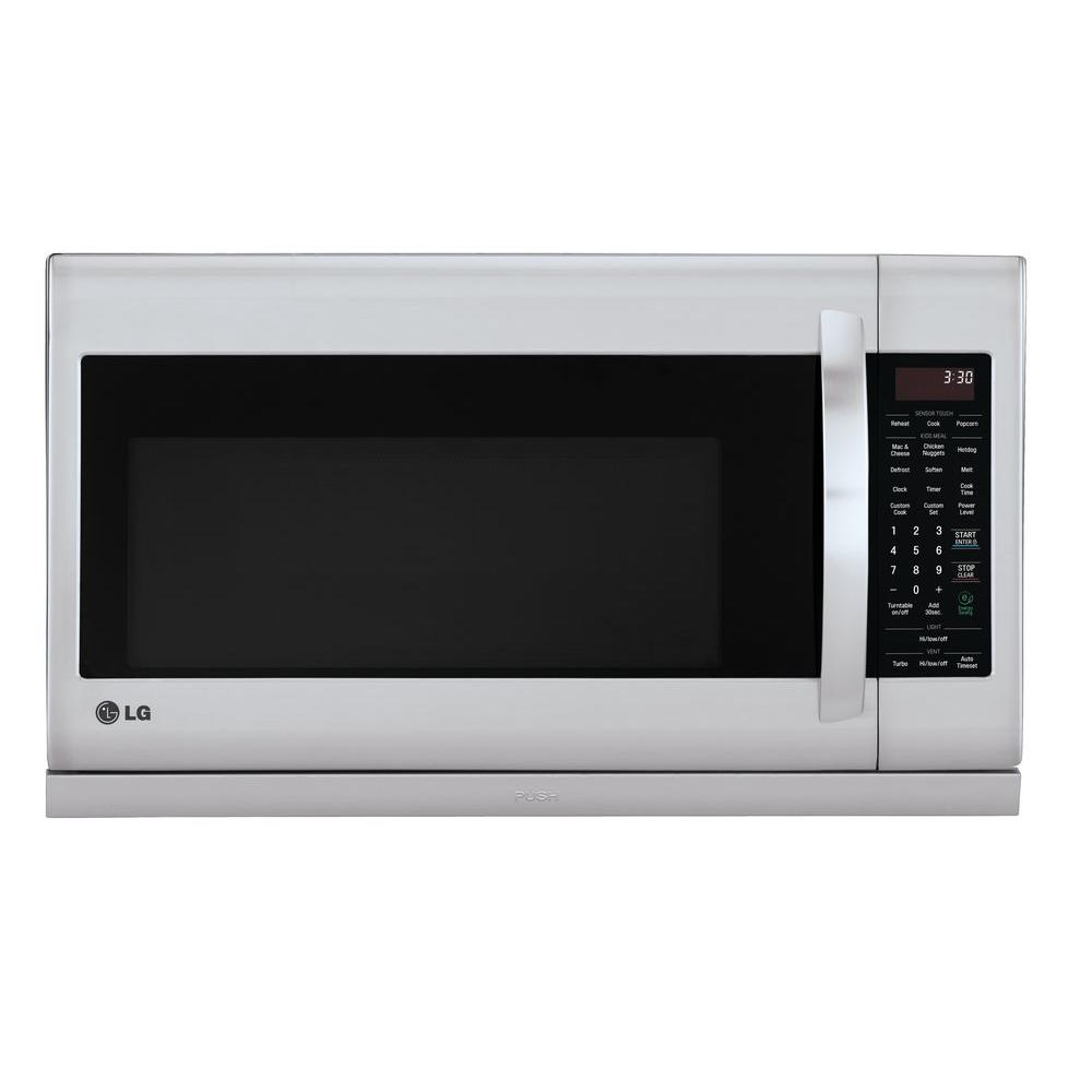 Lg Electronics 2 Cu Ft Over The Range Microwave In Stainless 2 Cu Ft Over The Range Microwave