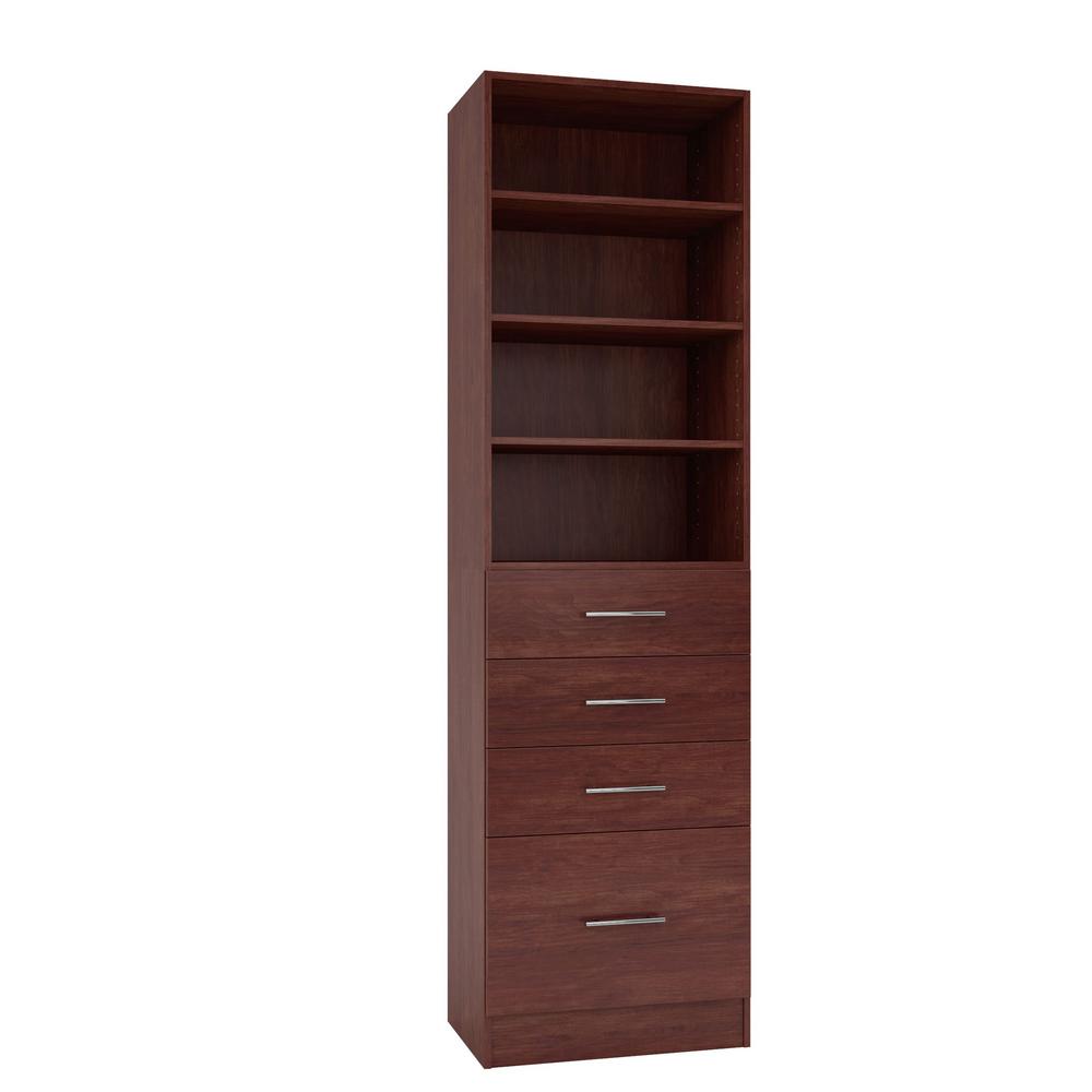 Home Decorators Collection 15 inch D x 24 inch W x 84 inch H Calabria Cherry... by Home Decorators Collection