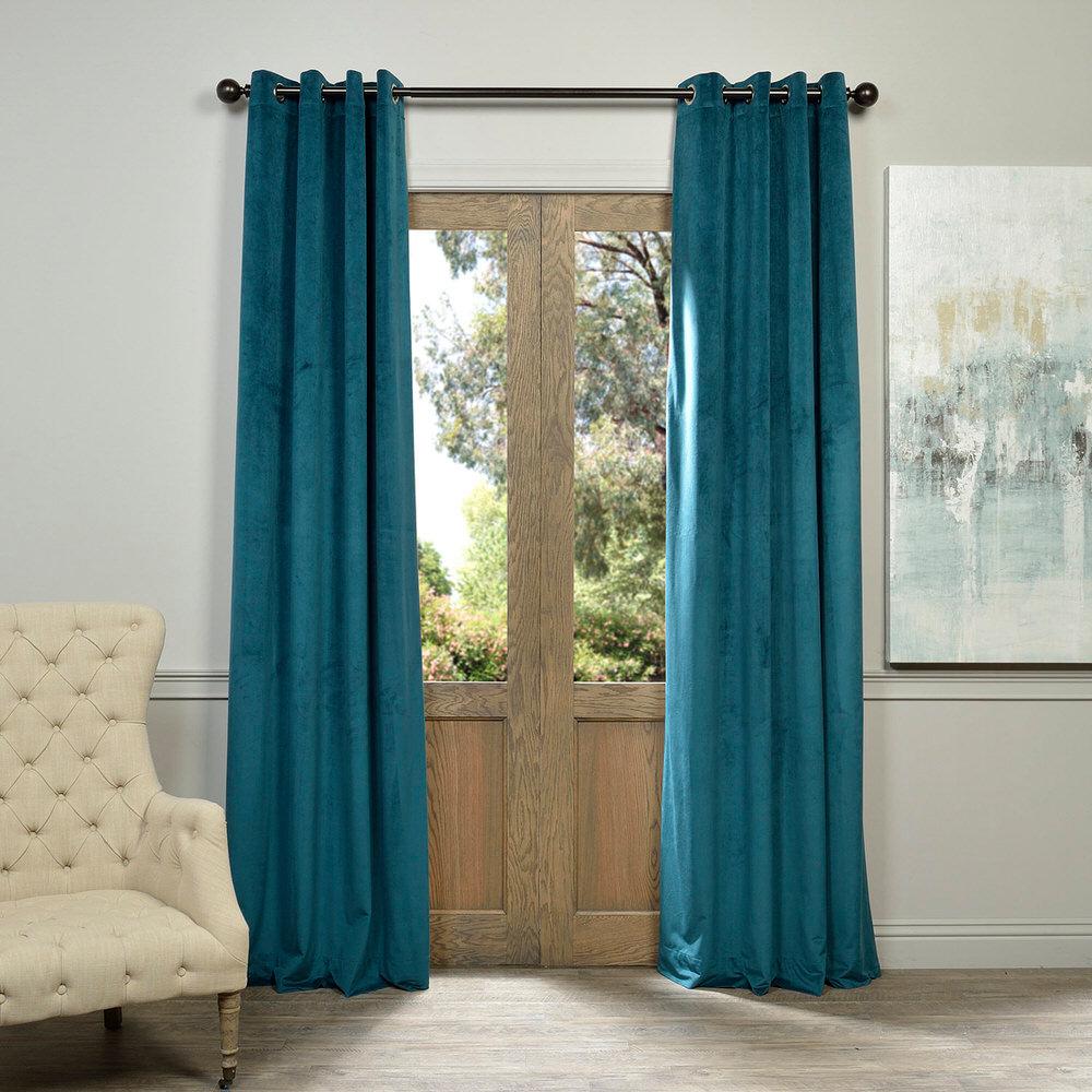 Exclusive Fabrics Furnishings Blackout Signature Everglade Teal