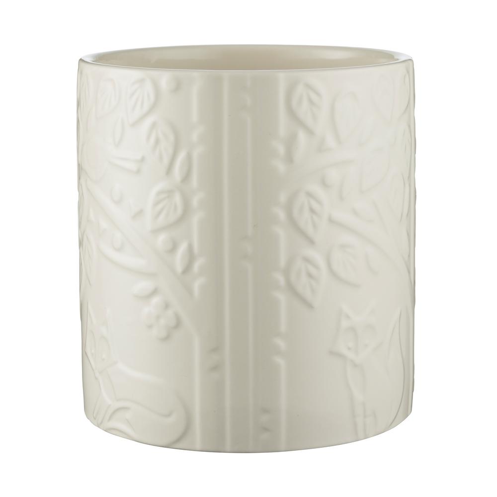 In the Forest 90 fl. Oz. Utensils Jar, Ivory