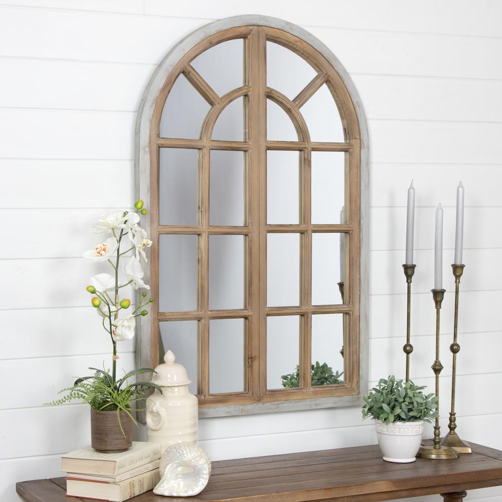 Aspire Home Accents Athena Farmhouse Arch Wall Mirror 5612 The Aspire Home Accents Athena Farmhouse Arch Wall Mirror 5612 The Depot