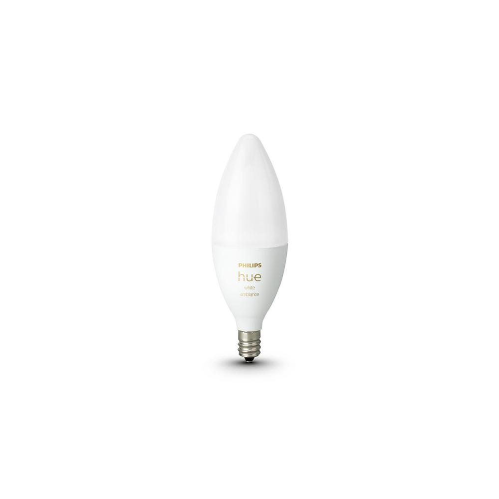 Philips Hue Ambiance E12 Candle LED Bulb With Bluetooth White – BrickSeek