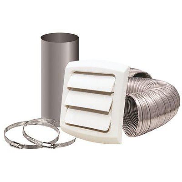 Unbranded 4 In Provent Semi Rigid Aluminum Dryer Vent Kit Mlfvk48e The Home Depot