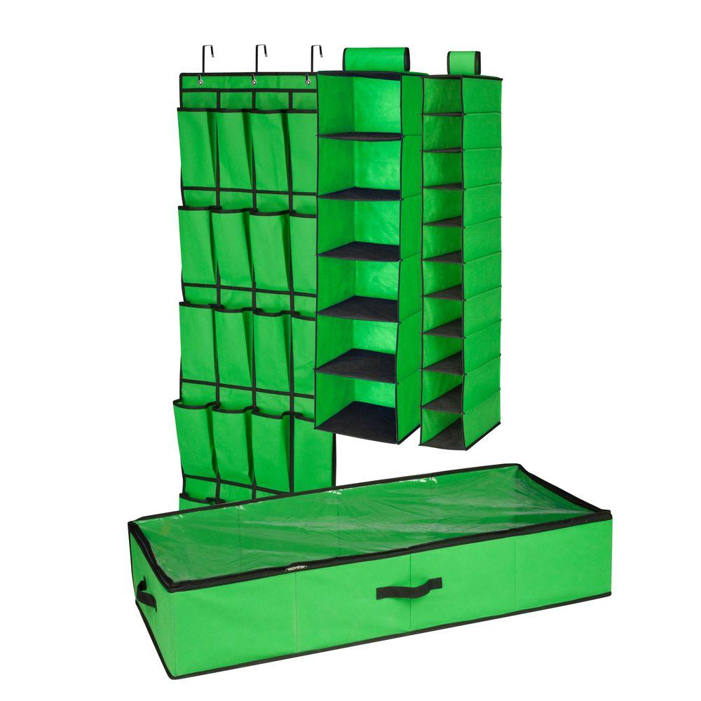 HoneyCanDo 64 in. H x 60 in. W x 19.7 in. D DoubleDoor Portable