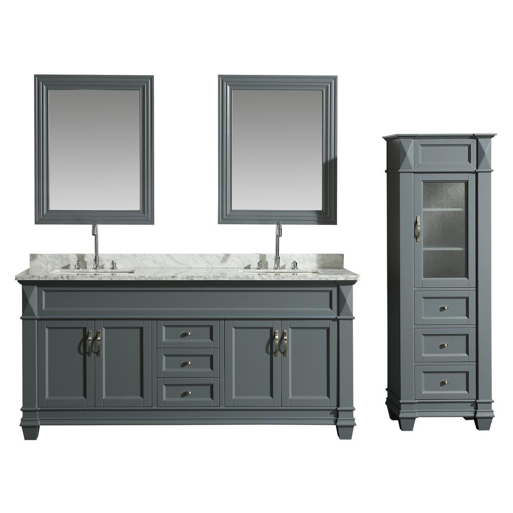 35-37 in. - Vanities with Tops - Bathroom Vanities - The Home Depot