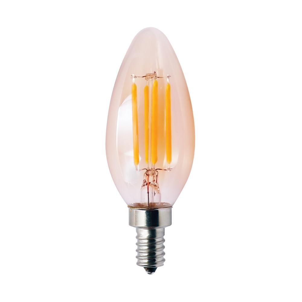E12 - Amber - Light Bulbs - Lighting - The Home Depot