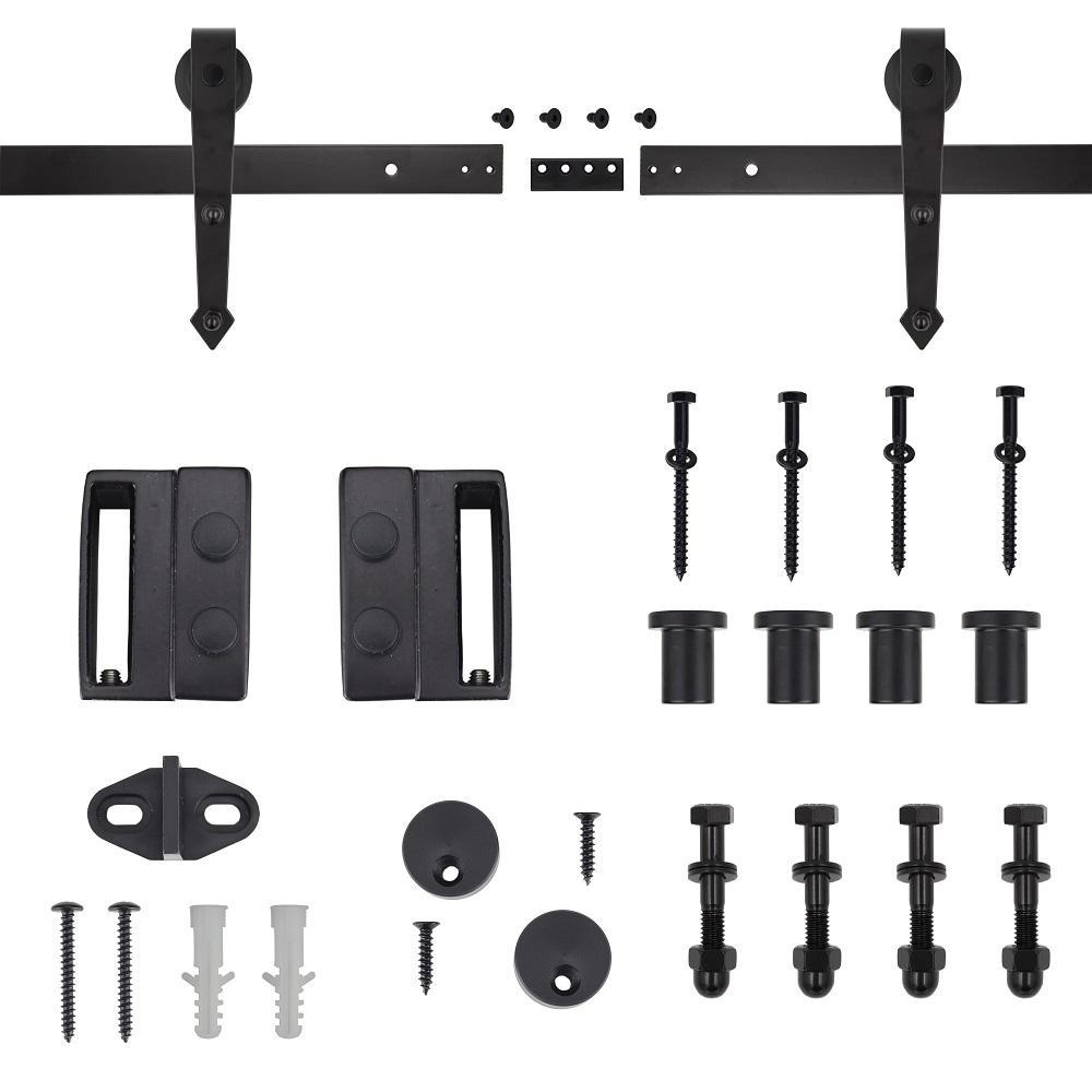 Oil rubbed bronze barn door hardware