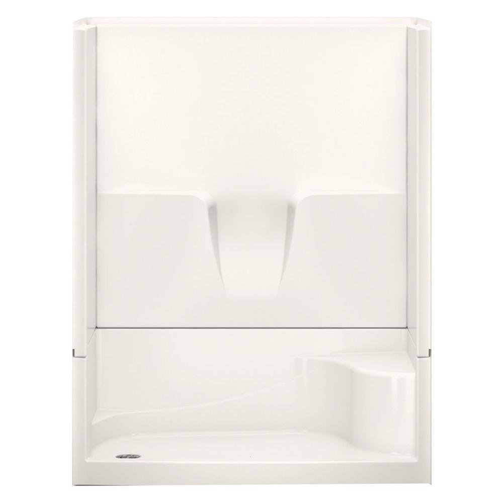 Aquatic Remodeline 60 in. x 34 in. x 76 in. 4-Piece Shower Stall with ...