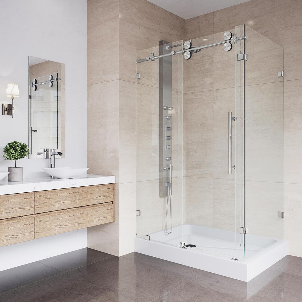 Vigo Winslow 48 125 In X 79 875 In Frameless Bypass Shower