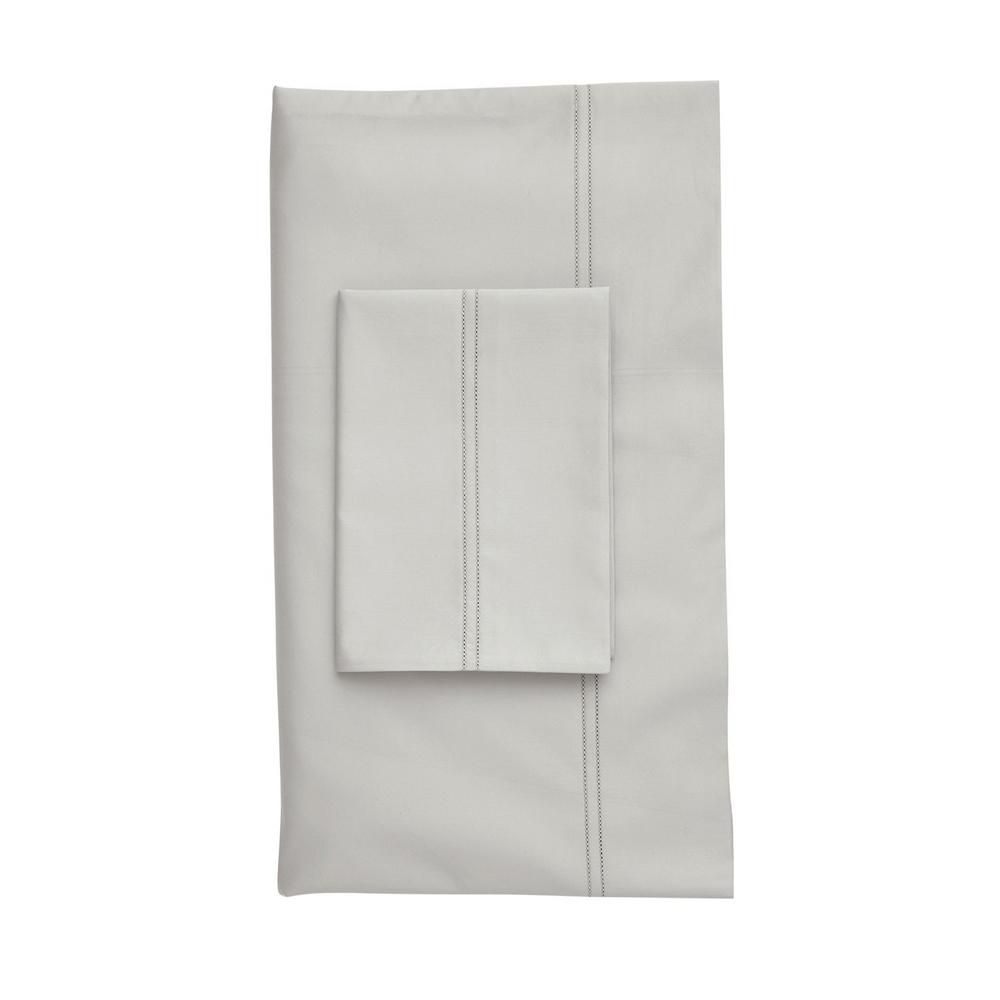 The Company Legends Gray Mist Solid 800 Thread Count Egyptian The Company Legends Gray Mist Solid 800 Thread Count Egyptian Cotton Sa King Pillowcase Set Of 2 Qt90 K Home Depot