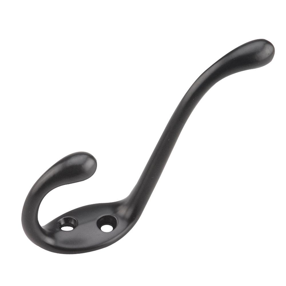 Richelieu Hardware 51/2 in. Brushed Chrome Heavy Duty Coat Hook237BCV The Home Depot