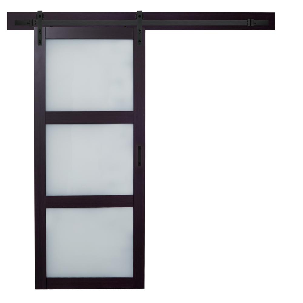 No Additional Items Included Black Barn Doors Interior