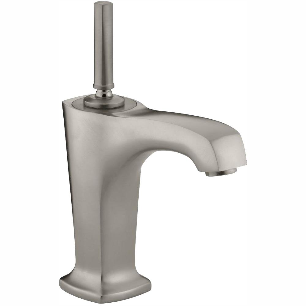 Kohler Margaux Single Hole Single Handle Low Arc Bathroom Vessel Sink Faucet In Vibrant Brushed Nickel