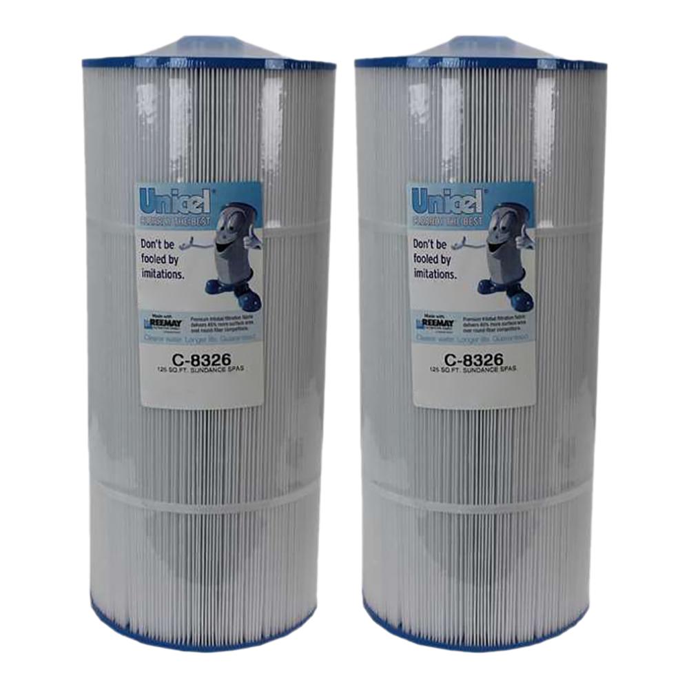 Unicel 8.44 in. Dia 125 sq. ft. Spa Replacement Pool Filter Cartridge