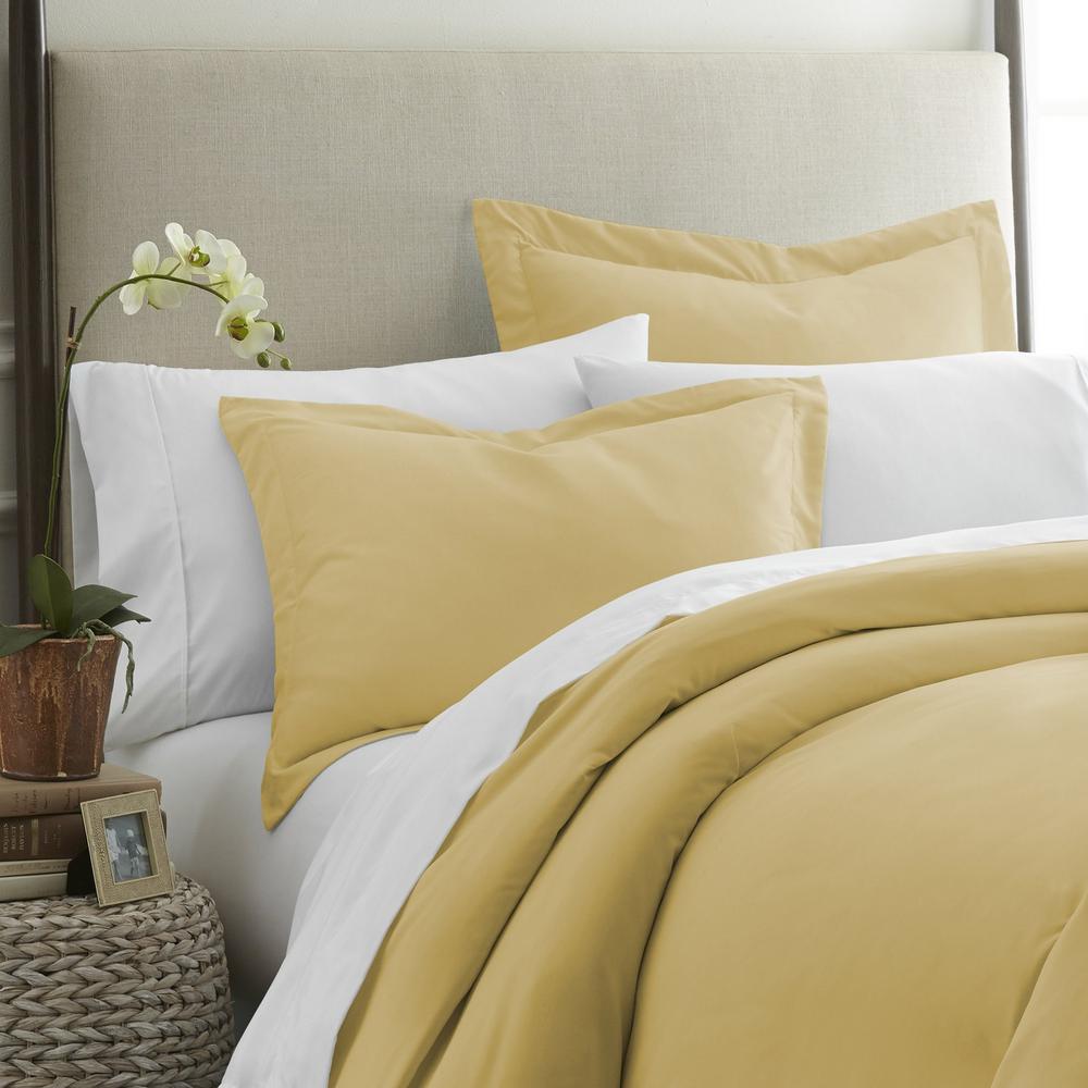 Becky Cameron Performance 2 Piece Gold King Pillow Sham Set Ih