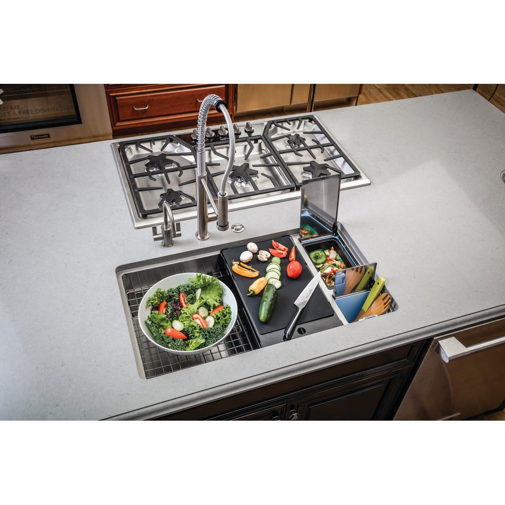 Franke Chef Center Dual Mount Stainless Steel 33 63 In X 18 88 In