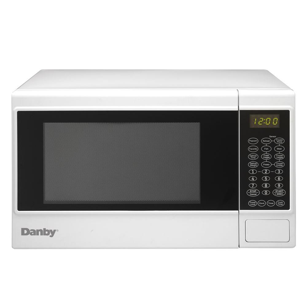 Danby 1 4 Cu Ft Countertop Microwave In White