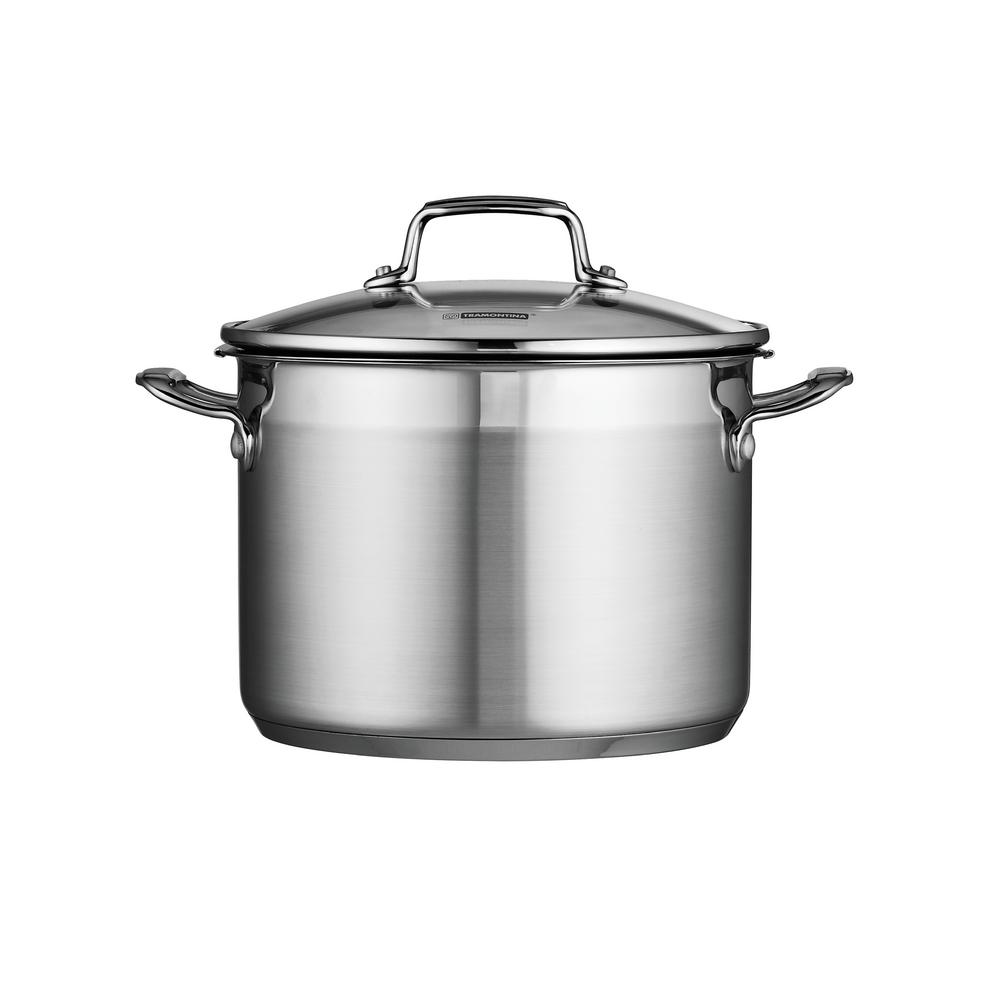 Tramontina Gourmet 6 Qt. Stainless Steel Stock Pot-80120/200DS - The 6 Qt Stainless Steel Pot