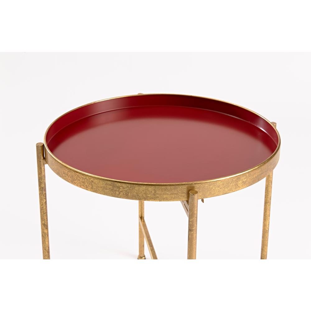 Firstime 20 In Large Gild Pop Up Red Tray Table Btskdr L The Home Large Gild Pop Up Red Tray Table Btskdr L The Home Depot