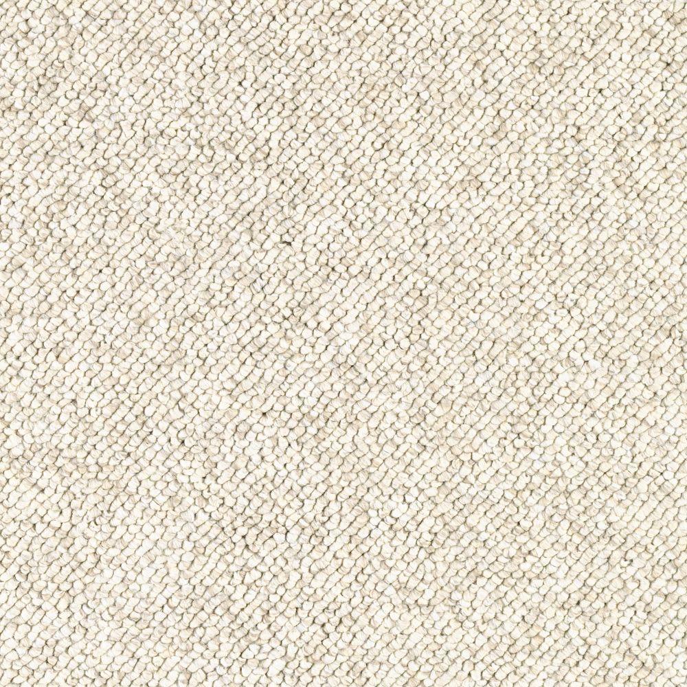 TrafficMASTER Qualifier Color Antique Ivory Loop 12 ft. Carpet0342D