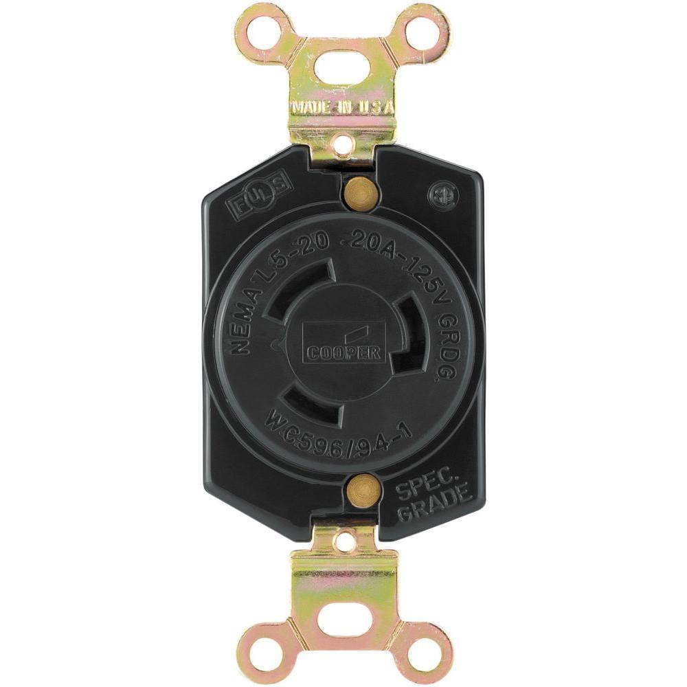 Leviton 20 Amp 125-Volt Duplex Self-Test GFCI Outlet, White-R12 ... Leviton 20 Amp 125-Volt Duplex Self-Test GFCI Outlet, White-R12 ...
