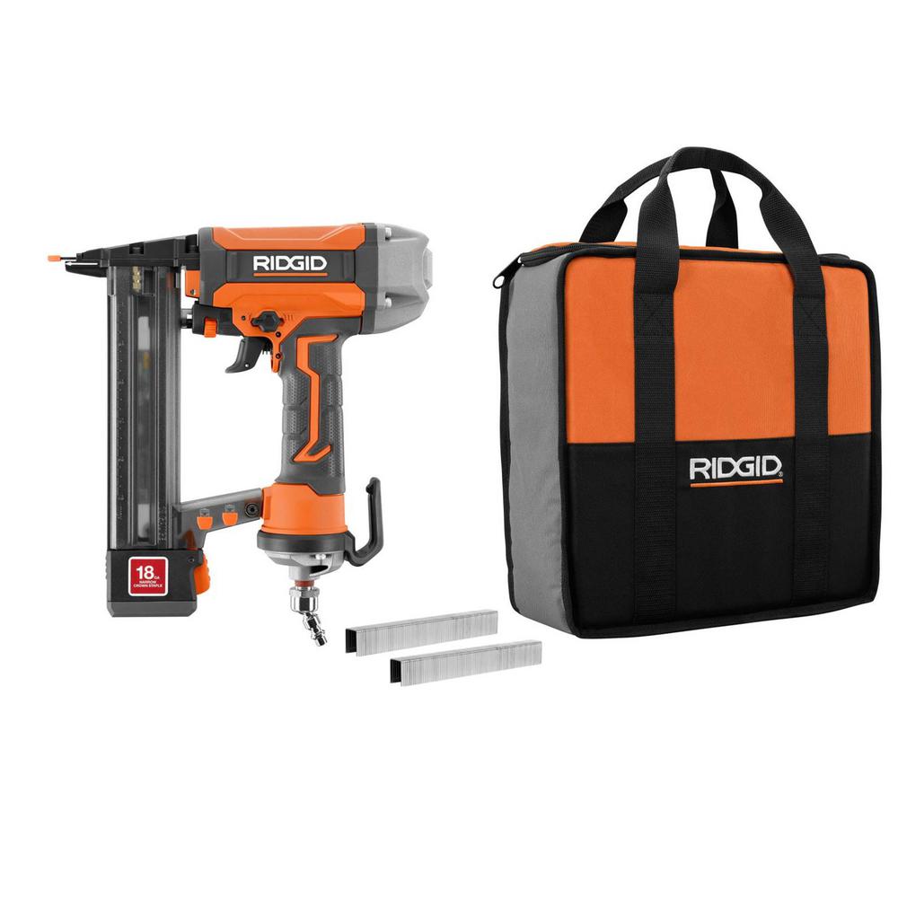 RIDGID 18Gauge 11/2 in. Finish Stapler, Contractor