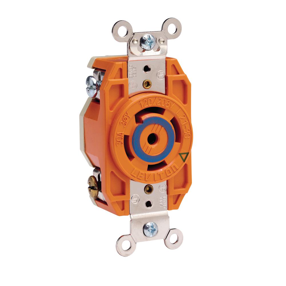 Leviton Orange Electrical Outlets & Receptacles Wiring Devices