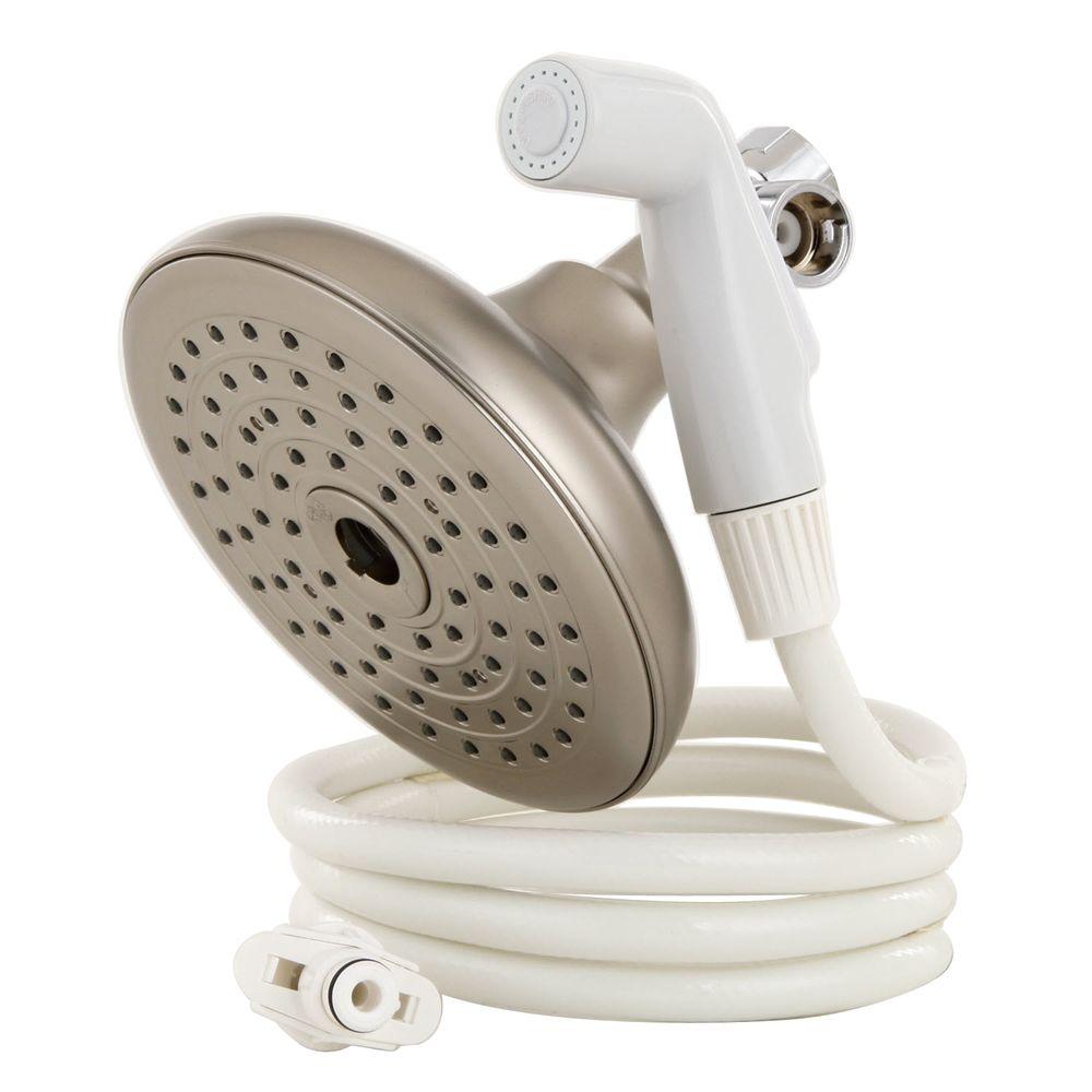 RINSE ACE Rainfall 75Spray Dual Showerhead and Handheld Showerhead