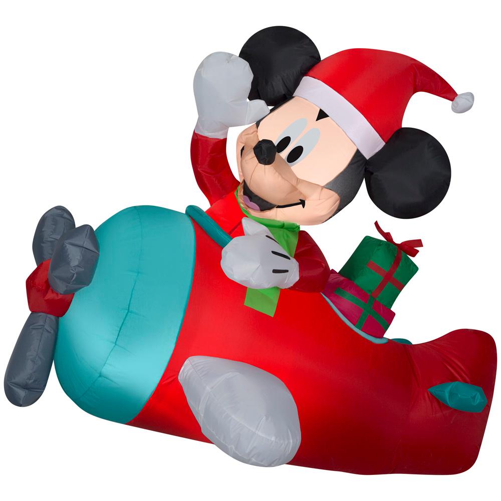 airblown holiday 450 ft w pre lit hanging inflatable mickey in plane scene - Mickey Inflatable Christmas Decorations airblown holiday 450 ft w pre lit hanging inflatable mickey in plane scene - Mickey Inflatable Christmas Decorations