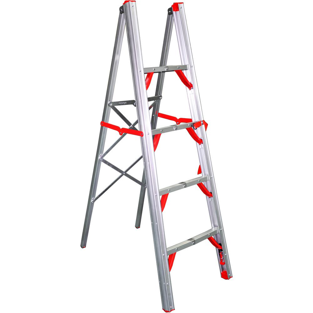 Telesteps 5 ft. OSHA Compliant Single Sided Aluminum Folding Step