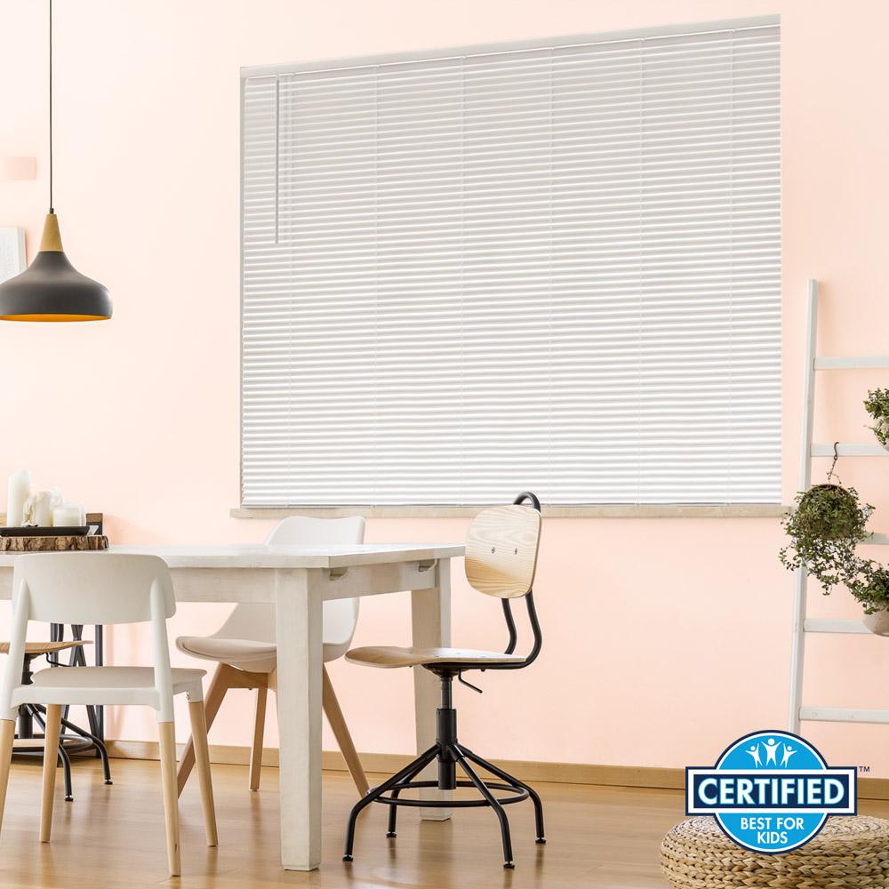 Assorted Hampton Bay Cut to Width White Cordless 1 in. Room Darkening Vinyl Blind 29 in. W x 48 in. L