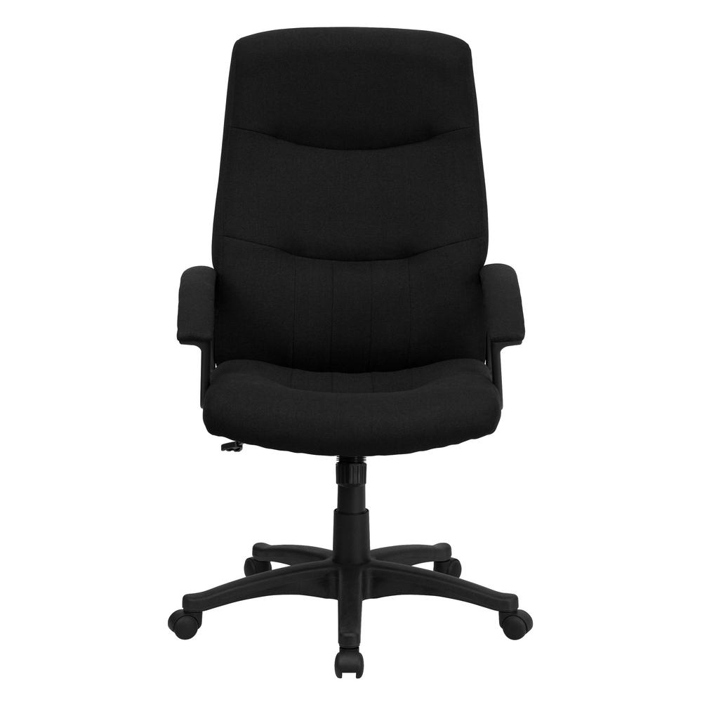 Flash Furniture High Back Black Fabric Executive Swivel