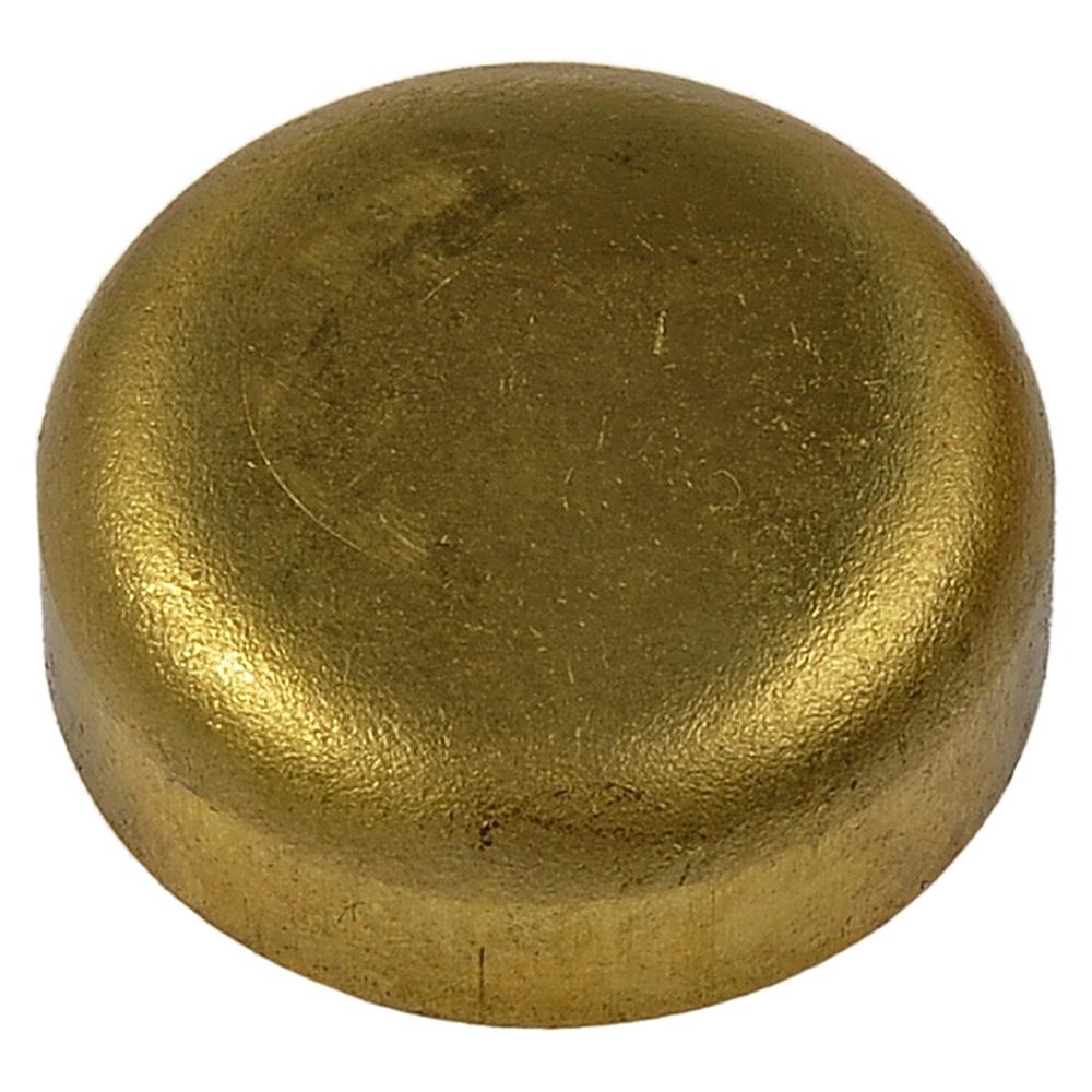 Autograde Brass Cup Expansion Plug 7/8 In., Height 0.331565014 The