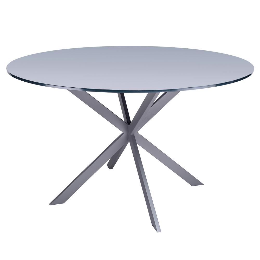 Lumisource Austin 32 in. Matte Grey Dining TableDTTWAU3232 GY The