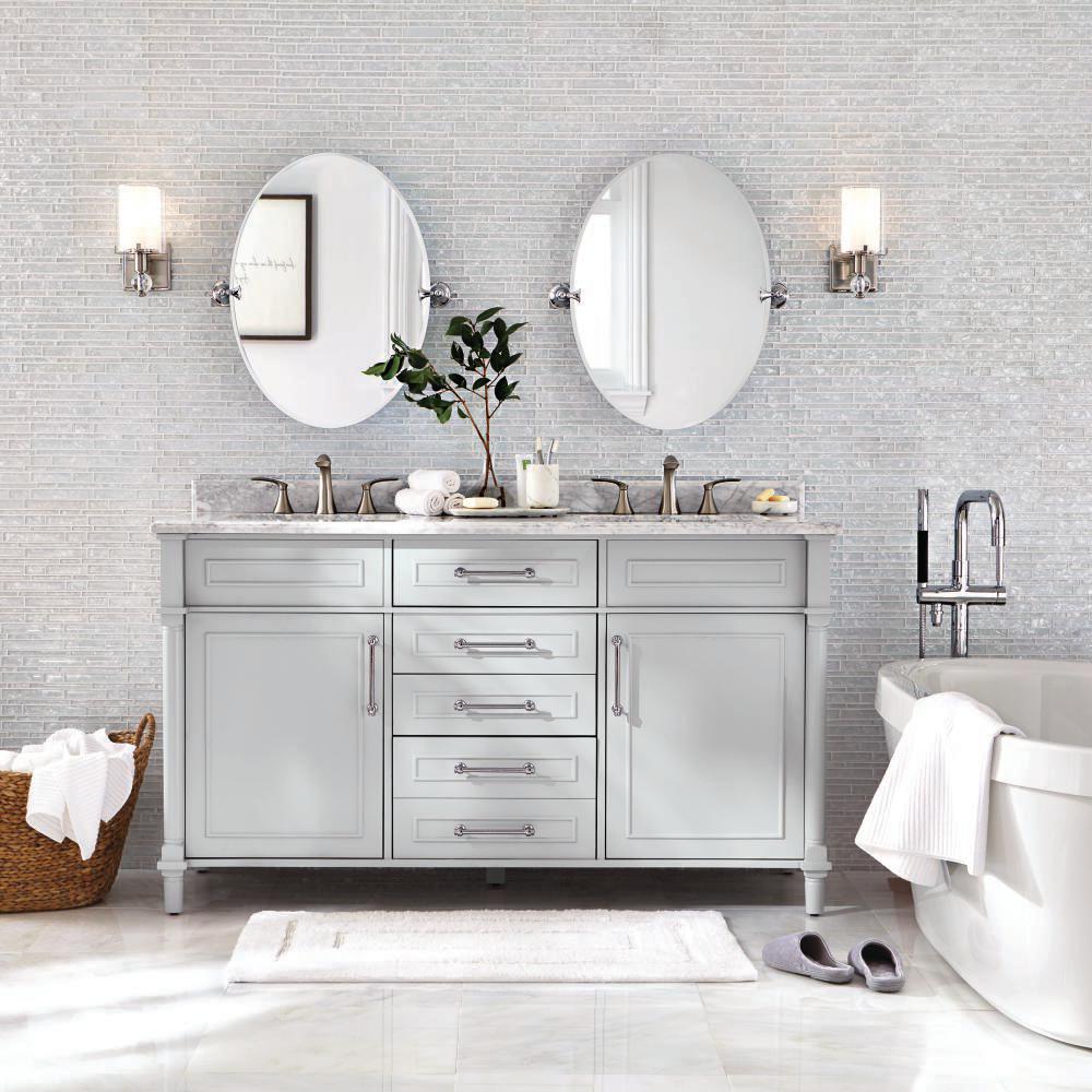 Moen Glenshire 26 In X 22 Frameless Pivoting Wall Mirror Chrome