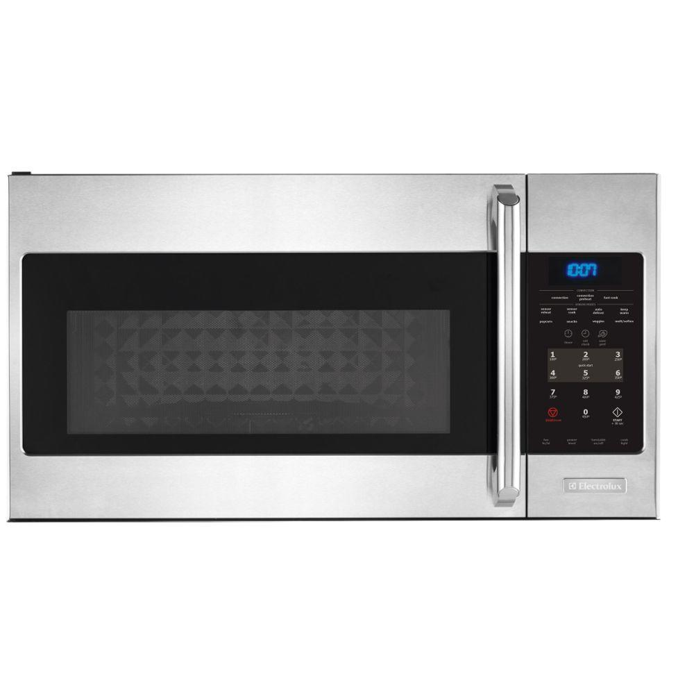 Sharp 1 Cu Ft Over The Range Convection Microwave In Stainless Over The Range Convection Microwave In Stainless Steel With