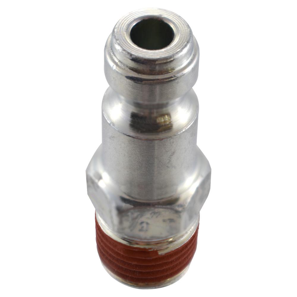 Husky 1 4 In X 1 4 In Npt Male Automotive Plug Hdb900av The Home Depot