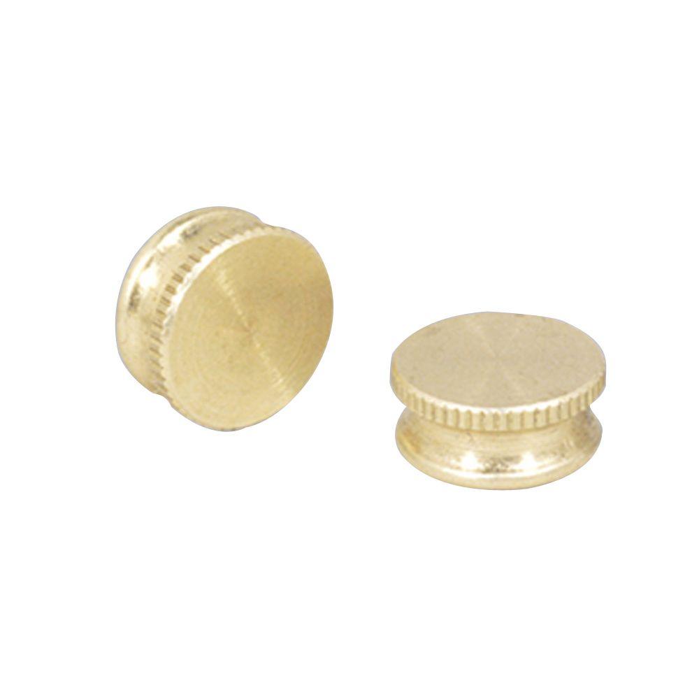 Commercial Electric 9/16 in. 2 Brass Lock-Up Caps-7016900 - The Home Depot