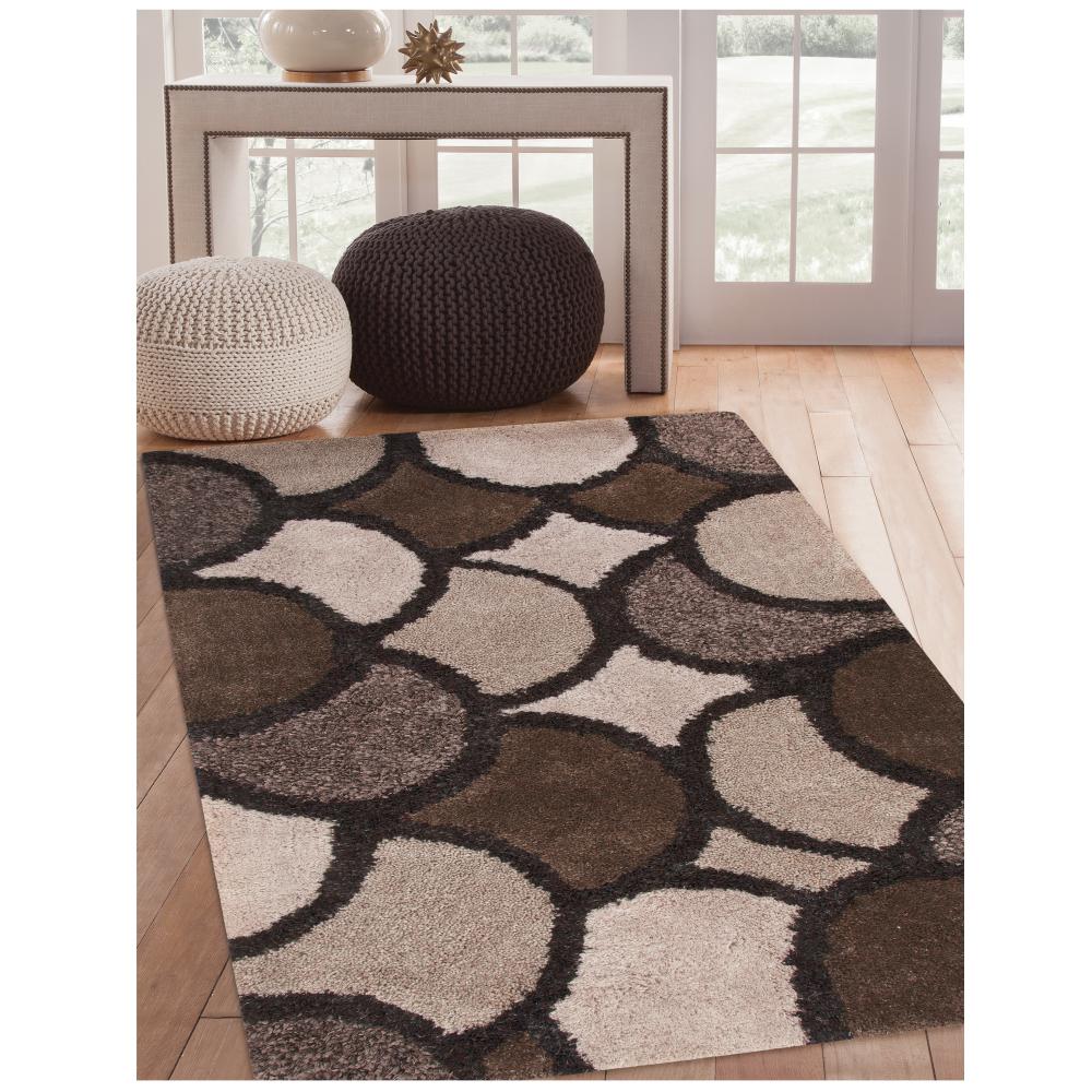 Sams International Lifestyle Lennox Charcoal 8 ft. x 10 ft. Area Rug